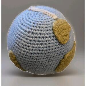 Kids Tane Organics Small Crochet Globe Rattle
